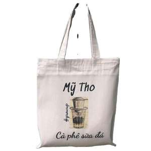 Custom Logo Canvas Tote <b>Shopping</b> <b>Bag</b> <b>Reusable</b> Foldable Shoulder <b>Bag</b> Made of Fabric Plastic with Letter Storage Gift - Product Image 4