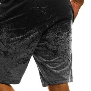 Pantalones cortos de lavado ácido para hombre con estampado de logotipo personalizado de alta calidad, precio barato, pantalones cortos de lavado ácido de verano para hombre, ropa informal - Product Image 5