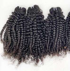 Haute qualité 100% brut Vietnam vierge Double dessiné naturel profond Extensions de cheveux bouclés VQ cheveux Bella modèle 100gr acheter maintenant obtenir - Product Image 1