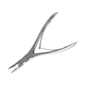Rongeurs orthopédiques en acier chirurgical inoxydable ZAUFAL-JANSEN, double action, 3 mm, 4 mm, 5 mm, mâchoire incurvée de 7 pouces, 19 cm, alimentation manuelle - Product Image 3