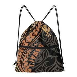 Vente en gros Sac à dos scolaire personnalisé en PVC léger à impression Monstera Sac à dos unisexe décontracté pour garçons et filles mode hawaïenne quantité minimale de commande bas - Product Image 3