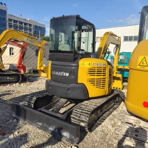 Miniexcavadora de orugas Komatsu PC55MR de 5,5 toneladas usada, excavadora de segunda mano 5,5 con bomba esencial y componentes de motor - Product Image 1