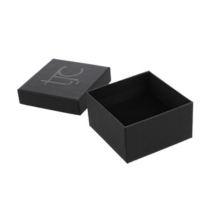 Cajas de Joyería de Cartón de Lujo 2025, Laminación Mate, Grabado en Relieve, Embalaje de Regalo de Papel Kraft Portátil, Esponja Magnética para Supermercado - Product Image 1