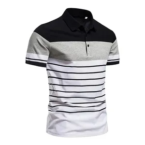 Cuello redondo profesional para hombre de punto de algodón orgánico 100% para camisas de Color personalizado respetuoso con el medio ambiente transpirable de secado rápido alto - Product Image 1