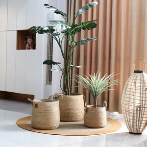 Seagrass Planter Basket Indoor Flower Pots Cover Plant Container