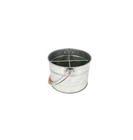 Support de rangement moderne en métal pour serviettes et couverts avec porte-serviettes en papier, caddy de buffet fait main, forme ronde argentée