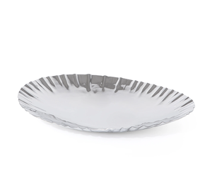 Premium Quality Aluminium Metal Handicraft Wedding Serving Decorative <b>Tray</b> Smooth Texture Durable Handle Design for Banquets - Product Image 6