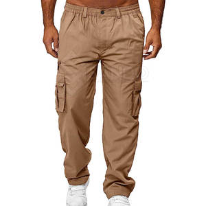 Pantalones cargo informales para hombre al por mayor, ropa deportiva ligera de invierno, lavado oscuro a la venta en línea - Product Image 2