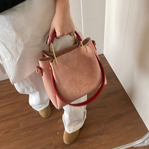 Femmes Vintage en cuir PU bandoulière sac à main motif à carreaux plume conception dames été printemps hiver automne sac à bandoulière deux - Product Image 4