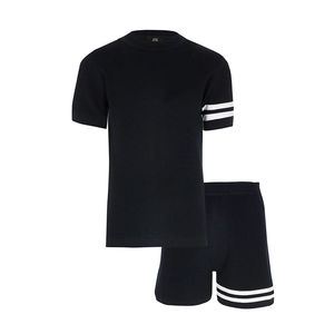 Vente en gros Ensembles shorts décontractés respirants pour hommes Nouvel arrivage Chemise à manches courtes Ensemble short et t-shirt confortable pour hommes Ensemble personnalisé - Product Image 5