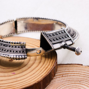 Handmade Best Quality Beaded <b>Bracelet</b> <b>Silver</b> Kada 925 Sterling <b>Silver</b> <b>Bracelet</b> Jewelry for Wholesale - Product Image 6