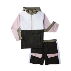 Ropa informal cómoda y elegante para hombre, sudaderas con capucha cortavientos, conjunto de pantalones cortos, ligeros, transpirables, de talla grande, últimos diseños - Product Image 5