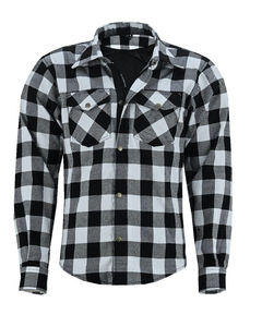 Meilleures chemises en flanelle pour hommes Poches zippées Conception à carreaux à la mode pour l'hiver Été Moto Protection Plus Size Respirant - Product Image 4