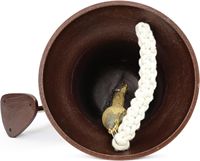 Cloche de porte murale en laiton antique de 4 pouces polie, décoration religieuse nautique, artisanat traditionnel en métal pour navires