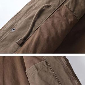 Chaqueta Camisa de Cuero Retro a Cuadros para Hombre, Otoño Invierno, Casual, Manga Larga, Cortavientos, Solapa, Estilo Motociclista, Talla Grande - Product Image 2