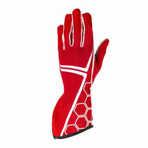 Guantes de cuero ignífugos Nomex, cómodos guantes antideslizantes para carreras de Karting diseñados para Kart Racing de fibra de carbono - Product Image 5