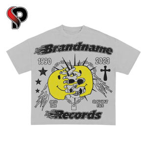 Meilleures ventes T-shirt décontracté pour hommes 100% coton Tissu tricoté de haute qualité en microfibre de couleur unie pour adultes - Product Image 1