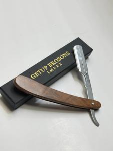 <b>Single</b> <b>Blade</b> Stainless Steel Men's Wet Shaving High Quality Disposable Safety <b>Razor</b> Wood Design Customizable Available - Product Image 4