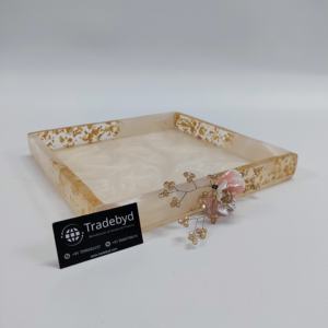 Nueva bandeja de servicio de resina de diseño premium hecha a mano de una sola pieza con calidad y material Premium extra a muy buen costo - Product Image 5
