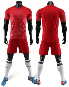 Vente en gros Logo personnalisé Maillot de football Version joueur Vêtements de football vintage Uniforme de football en polyester Ensembles d'uniformes de football de l'équipe - Product Image 4