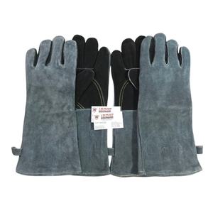 Bar B Q & Guantes de soldadura Cuero genuino Anti-Calor Anti-Corte Antideslizante Guantes antiimpacto - Product Image 3