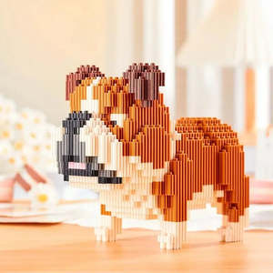 ชุดตัวต่อนาโนบล็อกมินิ พลาสติก บล็อกของเล่นสำหรับสร้างสรรค์รูปสุนัข - Product Image 4