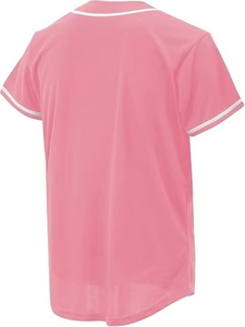 Camiseta de Béisbol al por Mayor, 100% Poliéster, 180 Gramos, Transpirable, Estampada, Personalizable, Manga Corta, Cuello en V, para Equipo - Product Image 4