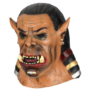 Masque de <span class=keywords><strong>casque</strong></span> en latex <span class=keywords><strong>HLC</strong></span> fourni par le fabricant, masque intégral réaliste effrayant pour personnage de film, accessoire de cosplay pour fête d'Halloween, vente en gros - Product Image 2