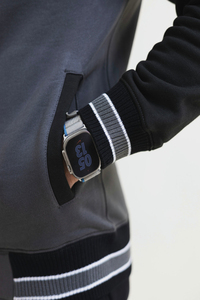 Veste universitaire unisexe, construction durable, coutures renforcées, poche à rabat personnalisée, broderie personnalisée, équipe, école - Product Image 3