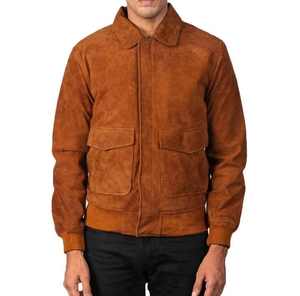 Chaqueta de hombre de calidad de moda de cuero de diseño personalizado con servicio OEM de OSTROWEARS ENTERPRISES - Product Image 2