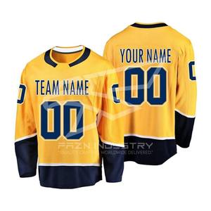 Camisa de hockey sobre hielo al por mayor impresión sublimada de secado rápido transpirable Jersey OEM ODM equipo ropa deportiva - Product Image 1