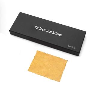 Ensemble professionnel de ciseaux de coupe de cheveux de salon japonais en acier inoxydable anneau pivotant pointu de 6.0 pouces avec poignée prune droitier - Product Image 2
