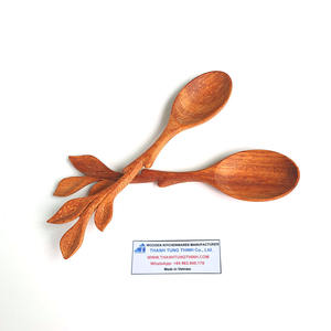Cuchara de Madera Más Vendida en 2025, Juego de Cucharas de Madera para Utensilios de Cocina de Vietnam para Mayoristas - Product Image 4