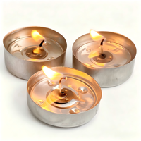 Bougies chauffe-plat décoratives blanches non toxiques en paraffine, vente en gros, lot de 5 heures, pour la maison, les mariages et les remises de diplômes