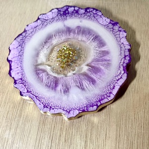 Luxury Designer Resin Heat Resistant Coasters <b>Set</b> Two Pieces Modern Tableware Mat Pads <b>Tea</b> <b>Cups</b> Serving Coaster Customized Color - Product Image 6