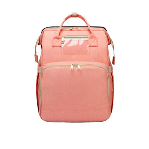 Bolsa de pañales de cuero Vegano para mamá 100%, cesta de almacenamiento Caddy para pañales de bebé, mochila ecológica elegante y elegante - Product Image 1