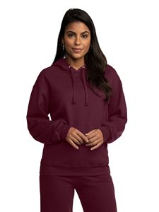 Ensemble de sweats à capuche unisexe de qualité supérieure, couleur bordeaux, respirant, avec cache-cou intégré, logo personnalisé, impression numérique, sweats à capuche unis - Product Image 2