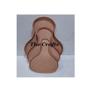 Plateau en acier inoxydable de conception fantastique avec poignées en fer vaisselle de cuisine thé café plateau de service pour la vaisselle - Product Image 2