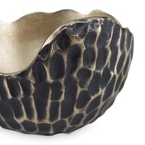 Bol à soupe en aluminium écologique, contemporain, fait main, martelé, pour hôtels et restaurants, idéal pour servir des noix - Product Image 6