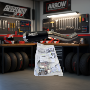 Sistema di Scarico Arrow per Aprilia Tuono V4 1100 Factory Pro Race Dark, Modelli 19-20 - Product Image 3