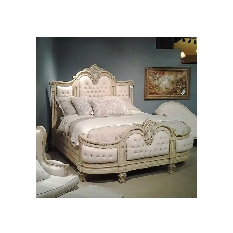Set di camere da letto in legno antico set di mobili letto King Size lucido in legno di palissandro in legno massiccio set di mobili intagliati a mano produttore di mobili