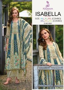 <span class=keywords><strong>New</strong></span> Pure Linen Digital gedruckt Anarkali Style Kurti mit Hose & Fancy Dupatta Frauen tragen Großhändler aus Indien - Product Image 2
