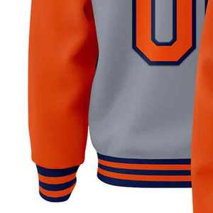 Chaqueta Universitaria con Capucha en Relieve al por Mayor, Chaqueta Cortavientos Sostenible para Hombre, Chaqueta Vintage Cálida para Hombre OEM/ODM de Invierno - Product Image 6