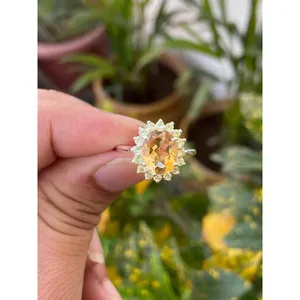 Citrine Peridot Oval Cut Topaz <b>Ring</b> <b>925</b> Sterling <b>Silver</b> Handmade Gemstone <b>Ring</b> Wholesale Jewelry Supplier - Product Image 1