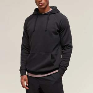 Sweats à capuche surdimensionnés en coton lourd pour hommes, logo personnalisé, sweat à capuche uni, épaules tombantes, vente en gros OEM - Product Image 4