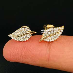 <b>Eye</b> Catching Women Jewelry Fully Iced Out Moissanite Round Brilliant Cut Diamond <b>Crafted</b> in 925 Sterling Silver With VVS Clarity - Product Image 6