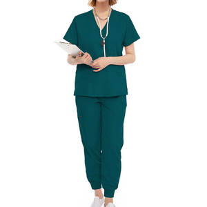 Conjunto de Uniforme Médico Ligero y Transpirable Unisex, Parte Superior + Pantalones, para Hospital, Clínica, Personal Médico, OEM, ODM - Product Image 3