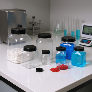 Burkle GBH ขวดพีวีซีทรงสี่เหลี่ยมคอกว้างสำหรับการถ่ายเทสารเคมีและน้ำมัน - Product Image 3