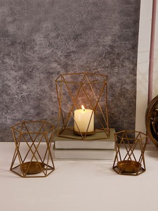 Bougeoir Cristal Or Couleur Mariage Noël Salle À Manger Pilier Titulaire Table Basse Décoratif Pièce Maîtresse Bougeoir - Product Image 6