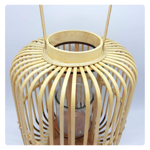 ¡ILUMINACIÓN EXCELENTE! FAROS DE BAMBÚ HECHOS A MANO-PERFECTOS PARA JARDINES Y PATIOS - Product Image 3